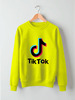 Заказать свитшот в Москве. Свитшот унисекс хлопковый TikTok от balden - готовые дизайны и нанесение принтов.