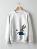 Заказать свитшот в Москве. Свитшот унисекс хлопковый Bugs Bunny_man от Printio - готовые дизайны и нанесение принтов.