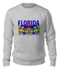 Заказать свитшот в Москве. Свитшот унисекс хлопковый FLORIDA от balden - готовые дизайны и нанесение принтов.