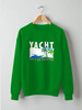 Заказать свитшот в Москве. Свитшот унисекс хлопковый YACHT club от balden - готовые дизайны и нанесение принтов.