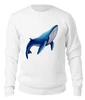 Заказать свитшот в Москве. Свитшот унисекс хлопковый Синий кит от tigerda  - готовые дизайны и нанесение принтов.