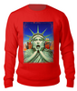 Заказать свитшот в Москве. Свитшот унисекс хлопковый ❖Statue Of Liberty❖ от balden - готовые дизайны и нанесение принтов.