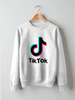 Заказать свитшот в Москве. Свитшот унисекс хлопковый TikTok  от DESIGNER   - готовые дизайны и нанесение принтов.
