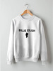 Заказать свитшот в Москве. Свитшот унисекс хлопковый Billie Eilish от DESIGNER   - готовые дизайны и нанесение принтов.