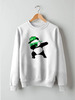 Заказать свитшот в Москве. Свитшот унисекс хлопковый Dab Panda  от DESIGNER   - готовые дизайны и нанесение принтов.