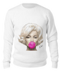 Заказать свитшот в Москве. Свитшот унисекс хлопковый Marilyn Monroe  от Ксения Мироедова - готовые дизайны и нанесение принтов.
