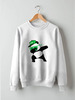 Заказать свитшот в Москве. Свитшот унисекс хлопковый Dab Panda  от DESIGNER   - готовые дизайны и нанесение принтов.