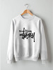 Заказать свитшот в Москве. Свитшот унисекс хлопковый Stussy от DESIGNER   - готовые дизайны и нанесение принтов.