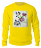 Заказать свитшот в Москве. Свитшот унисекс хлопковый Лиловые цветы от mrs-snit@yandex.ru - готовые дизайны и нанесение принтов.