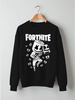 Заказать свитшот в Москве. Свитшот унисекс хлопковый Fortnite, Marshmello от geekbox - готовые дизайны и нанесение принтов.