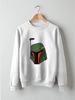 Заказать свитшот в Москве. Свитшот унисекс хлопковый Boba Fett (Star Wars) от originals - готовые дизайны и нанесение принтов.