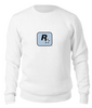Заказать свитшот в Москве. Свитшот унисекс хлопковый Rockstar Light-Blue от GOOD PRINT - готовые дизайны и нанесение принтов.