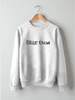 Заказать свитшот в Москве. Свитшот унисекс хлопковый Billie Eilish от DESIGNER   - готовые дизайны и нанесение принтов.