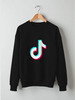 Заказать свитшот в Москве. Свитшот унисекс хлопковый TikTok  от DESIGNER   - готовые дизайны и нанесение принтов.