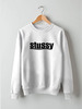 Заказать свитшот в Москве. Свитшот унисекс хлопковый Stussy от DESIGNER   - готовые дизайны и нанесение принтов.
