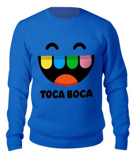 Заказать свитшот в Москве. Свитшот унисекс хлопковый Toca Boca от cherdantcev - готовые дизайны и нанесение принтов.