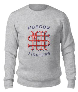 Заказать свитшот в Москве. Свитшот унисекс хлопковый Moscow Fighters от mosk - готовые дизайны и нанесение принтов.