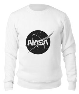 Заказать свитшот в Москве. Свитшот унисекс хлопковый Знак NASA от THE_NISE  - готовые дизайны и нанесение принтов.