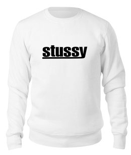 Заказать свитшот в Москве. Свитшот унисекс хлопковый Stussy от DESIGNER   - готовые дизайны и нанесение принтов.