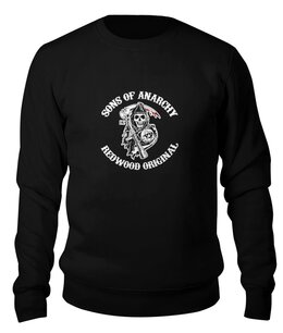 Заказать свитшот в Москве. Свитшот унисекс хлопковый Sons Of Anarchy от Leichenwagen - готовые дизайны и нанесение принтов.