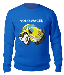 Заказать свитшот в Москве. Свитшот унисекс хлопковый Volkswagen  от T-shirt print  - готовые дизайны и нанесение принтов.