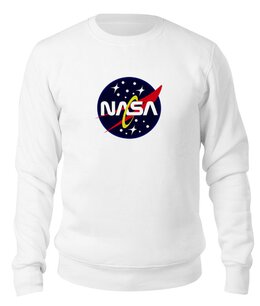 Заказать свитшот в Москве. Свитшот унисекс хлопковый NASA  от queen  - готовые дизайны и нанесение принтов.