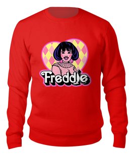 Заказать свитшот в Москве. Свитшот унисекс хлопковый Freddie Mercury  от T-shirt print  - готовые дизайны и нанесение принтов.