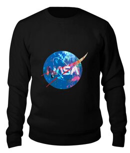 Заказать свитшот в Москве. Свитшот унисекс хлопковый  Знак NASA от THE_NISE  - готовые дизайны и нанесение принтов.