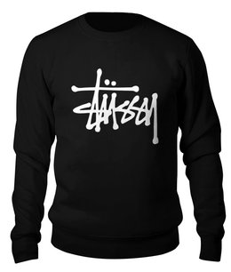 Заказать свитшот в Москве. Свитшот унисекс хлопковый Stussy от DESIGNER   - готовые дизайны и нанесение принтов.