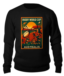 Заказать свитшот в Москве. Свитшот унисекс хлопковый RWC 2027 от Rugby  Man - готовые дизайны и нанесение принтов.