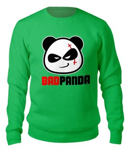 Заказать свитшот в Москве. Свитшот унисекс хлопковый Bad Panda от T-shirt print  - готовые дизайны и нанесение принтов.