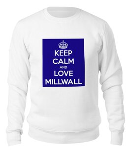 Заказать свитшот в Москве. Свитшот унисекс хлопковый Millwall Old Logo от Millwall Supporters Club Russia - готовые дизайны и нанесение принтов.