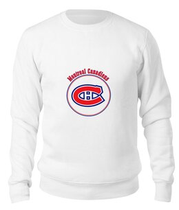 Заказать свитшот в Москве. Свитшот унисекс хлопковый Montreal Canadiens от kspsshop - готовые дизайны и нанесение принтов.