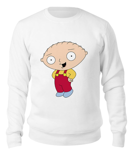 Заказать свитшот в Москве. Свитшот унисекс хлопковый Stewie Griffin Fan Mad от nick - готовые дизайны и нанесение принтов.