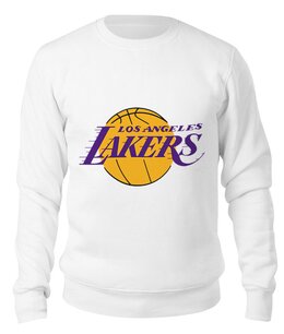 Заказать свитшот в Москве. Свитшот унисекс хлопковый Lakers от Nalivaev - готовые дизайны и нанесение принтов.