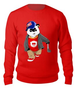 Заказать свитшот в Москве. Свитшот унисекс хлопковый Bad Panda     от T-shirt print  - готовые дизайны и нанесение принтов.