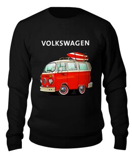 Заказать свитшот в Москве. Свитшот унисекс хлопковый Volkswagen  от T-shirt print  - готовые дизайны и нанесение принтов.