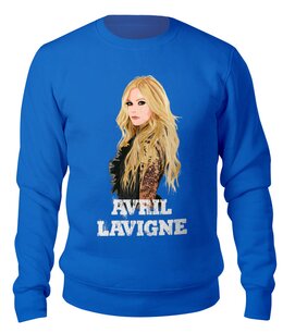 Заказать свитшот в Москве. Свитшот унисекс хлопковый ✪ Avril Lavigne ✪ от balden - готовые дизайны и нанесение принтов.