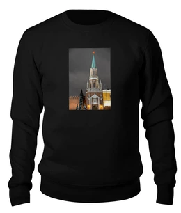Заказать свитшот в Москве. Свитшот унисекс хлопковый Никольская башня от Anstey  - готовые дизайны и нанесение принтов.