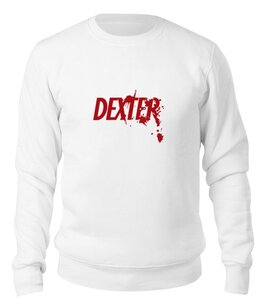 Заказать свитшот в Москве. Свитшот унисекс хлопковый Dexter (Декстер) от coolmag - готовые дизайны и нанесение принтов.