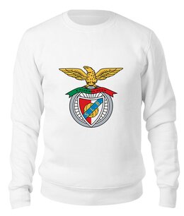Заказать свитшот в Москве. Свитшот унисекс хлопковый Benfica от THE_NISE  - готовые дизайны и нанесение принтов.