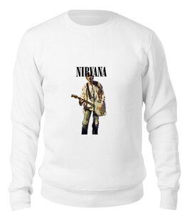 Заказать свитшот в Москве. Свитшот унисекс хлопковый Nirvana  от rancid - готовые дизайны и нанесение принтов.