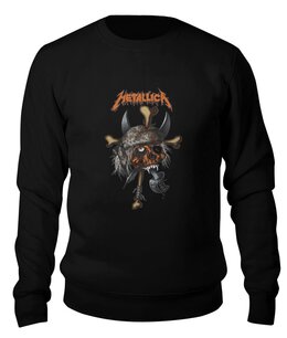 Заказать свитшот в Москве. Свитшот унисекс хлопковый Metallica от Leichenwagen - готовые дизайны и нанесение принтов.