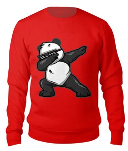 Заказать свитшот в Москве. Свитшот унисекс хлопковый Panda от T-shirt print  - готовые дизайны и нанесение принтов.