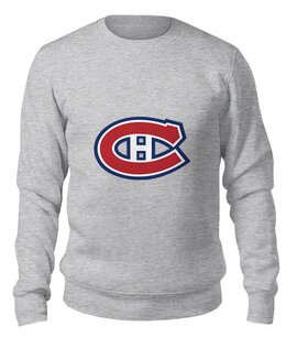 Заказать свитшот в Москве. Свитшот унисекс хлопковый Montreal Canadiens от BURNSHIRTS - готовые дизайны и нанесение принтов.
