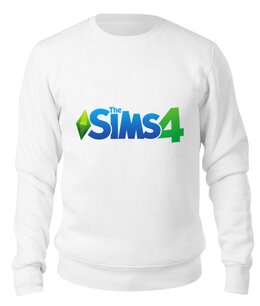 Заказать свитшот в Москве. Свитшот унисекс хлопковый Sims 4 от THE_NISE  - готовые дизайны и нанесение принтов.