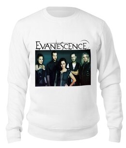 Заказать свитшот в Москве. Свитшот унисекс хлопковый Evanescence от THE_NISE  - готовые дизайны и нанесение принтов.