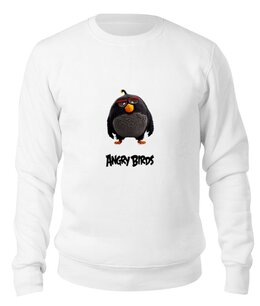 Заказать свитшот в Москве. Свитшот унисекс хлопковый Angry Birds от denis01001 - готовые дизайны и нанесение принтов.