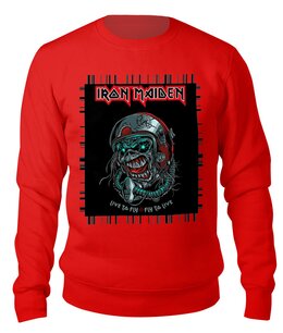 Заказать свитшот в Москве. Свитшот унисекс хлопковый Iron Maiden от Leichenwagen - готовые дизайны и нанесение принтов.