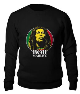 Заказать свитшот в Москве. Свитшот унисекс хлопковый Bob Marley от inPrintio - готовые дизайны и нанесение принтов.